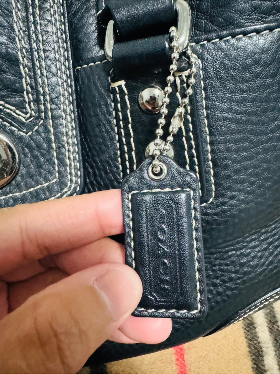 Coach Black Leather Handbag - photo 5