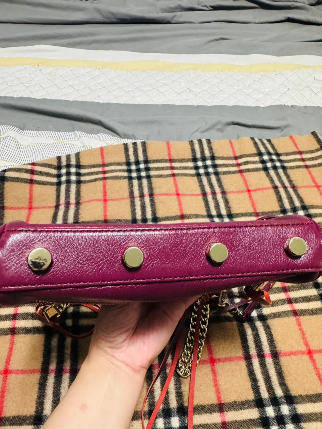 Rebecca Minkoff Purple Leather Crossbody Bag - photo 4
