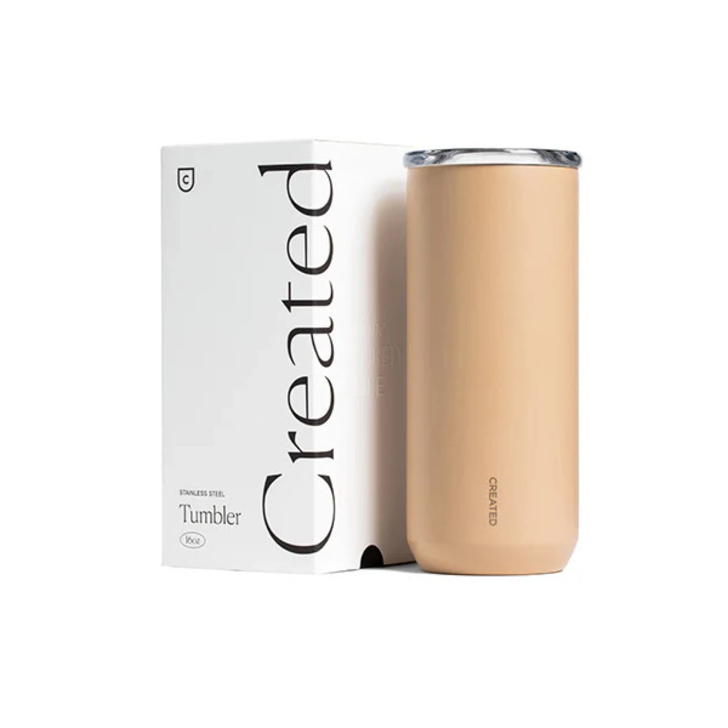 Insulated Tumbler in Beige - 16oz