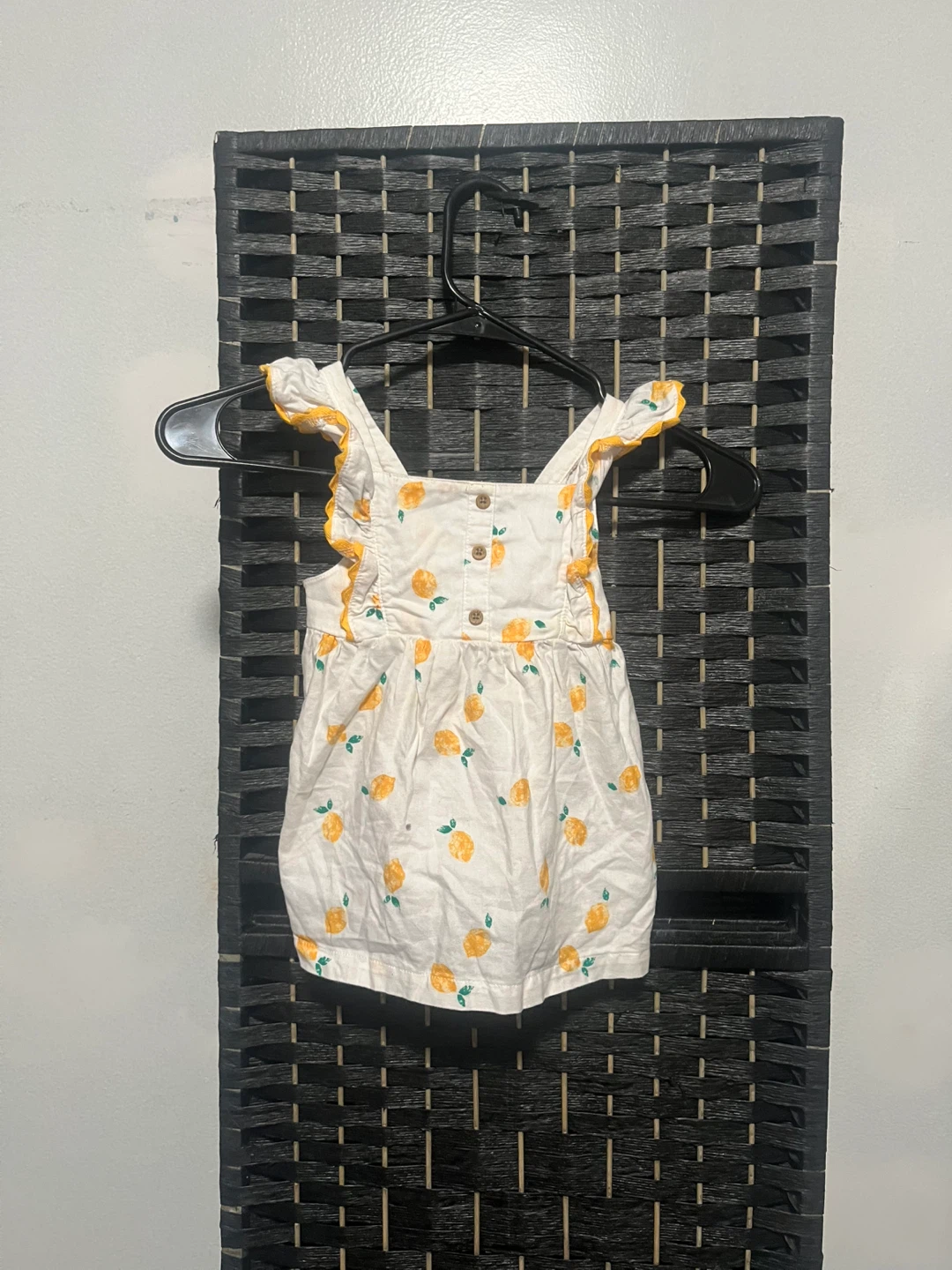 Baby Girl Lemon Print Outfit size 3 years kids - photo 3