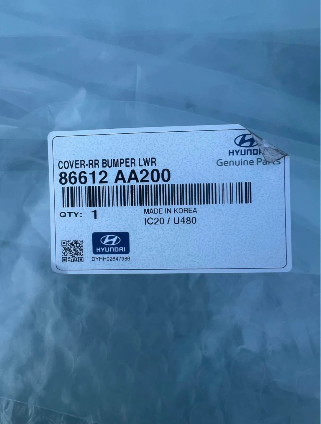 2021-2023 Hyundai elantra lower bumper- brand new - photo 3