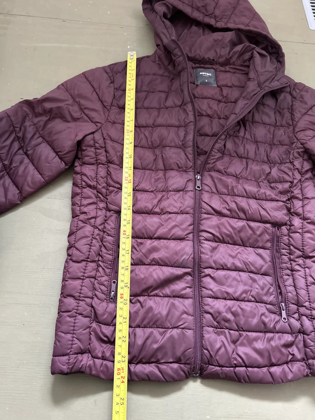 Koton Casual Puffer Jacket - Size S - Burgundy - photo 2