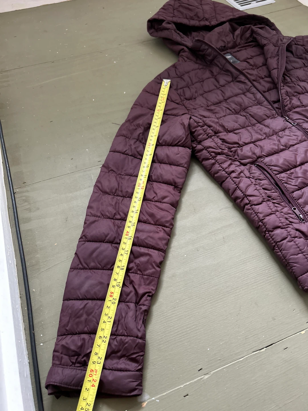 Koton Casual Puffer Jacket - Size S - Burgundy