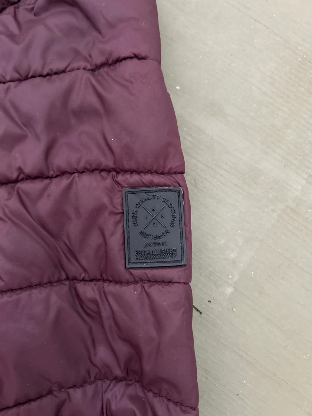 Koton Casual Puffer Jacket - Size S - Burgundy - photo 4