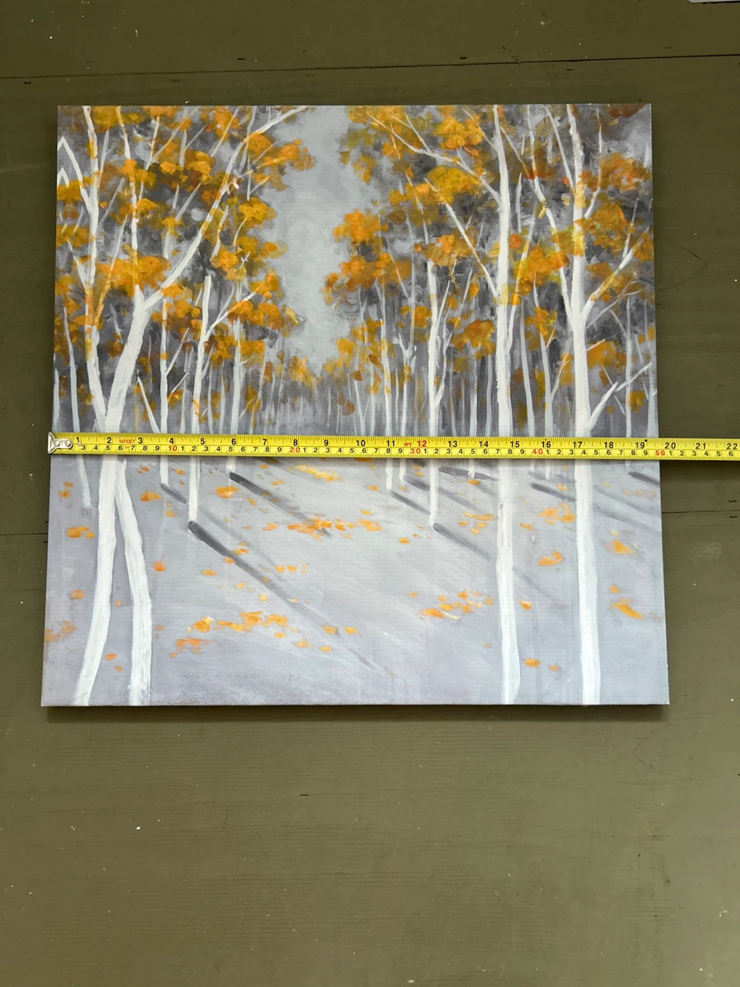 Autumn Trees Canvas Wall Art