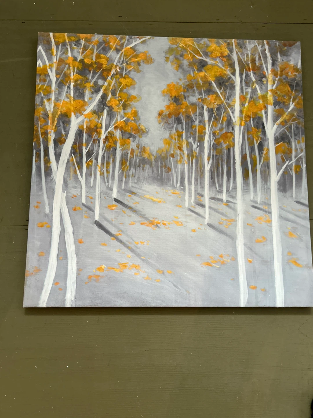 Autumn Trees Canvas Wall Art - photo 3