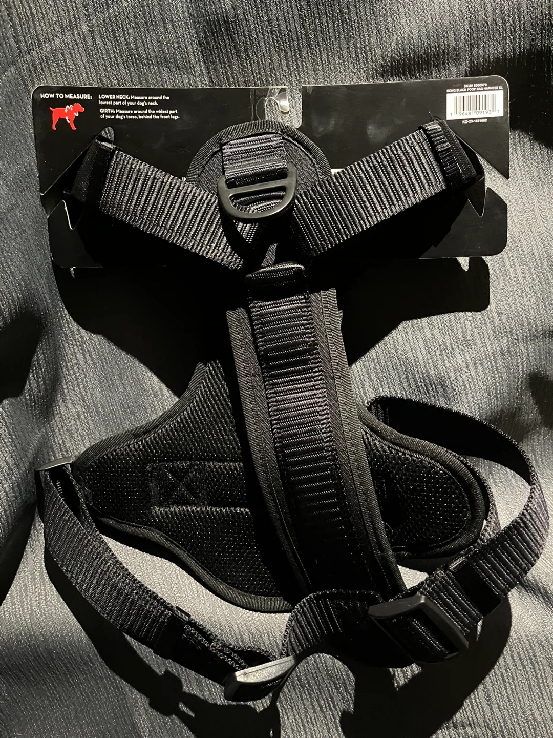 KONG Ultra Durable Walking Harness XL Black - photo 2