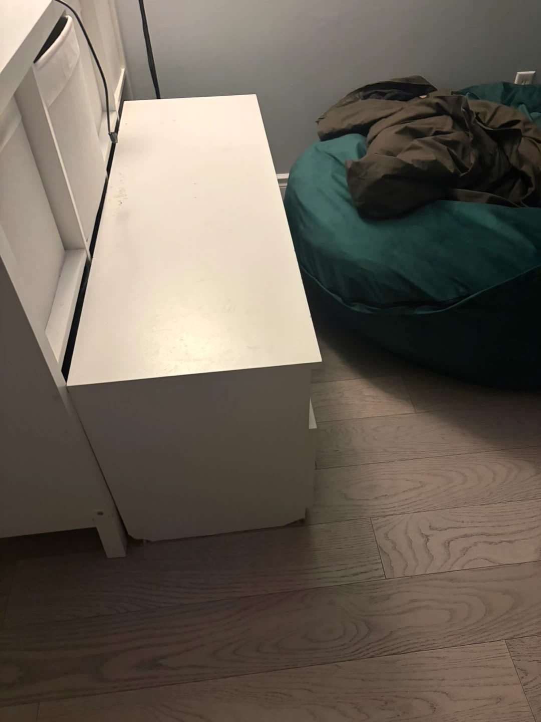 White IKEA TV Stand with 2 Drawers - photo 3