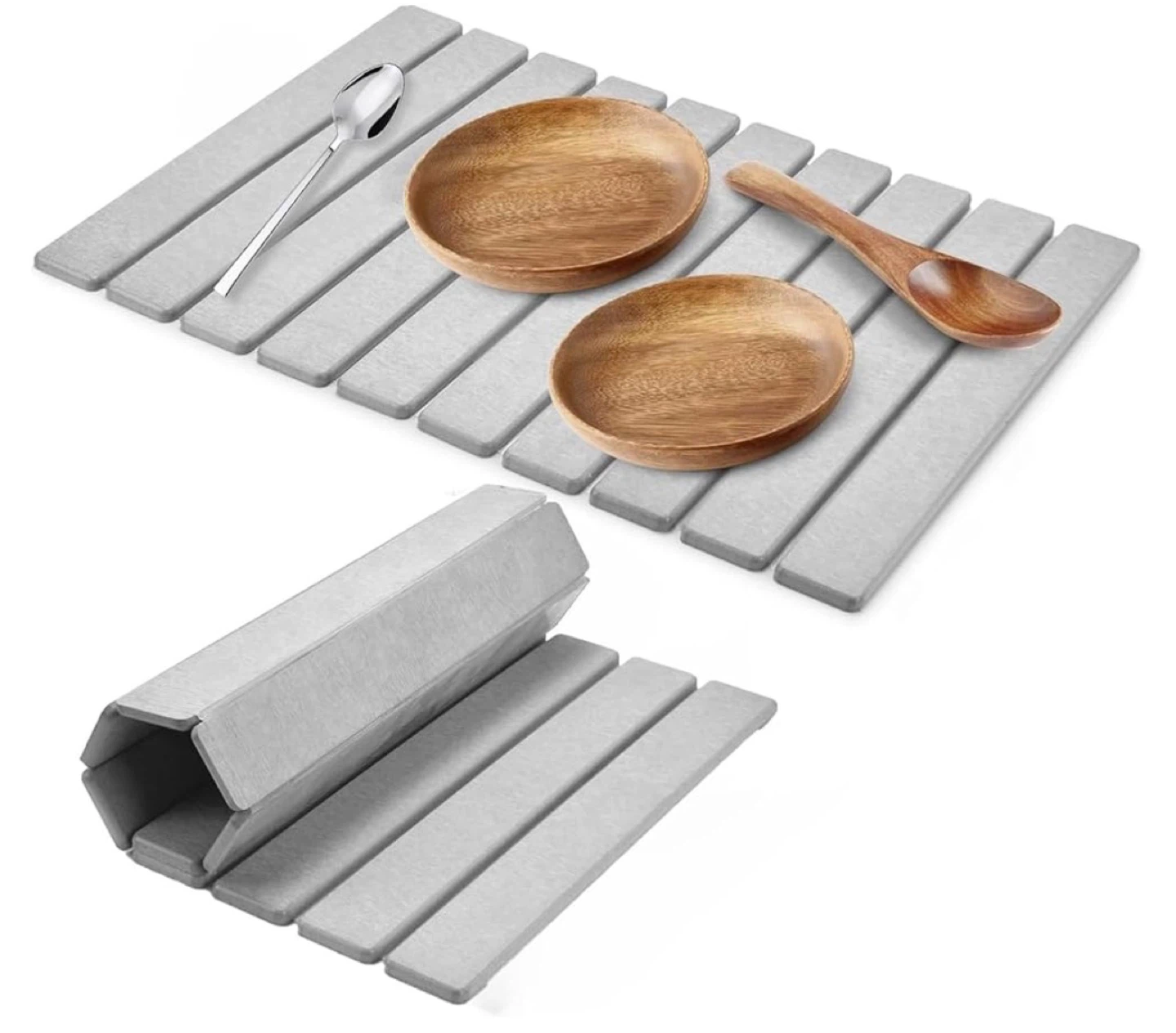 Stone Dish Drying Mat in Light Grey - BRAND NEW!