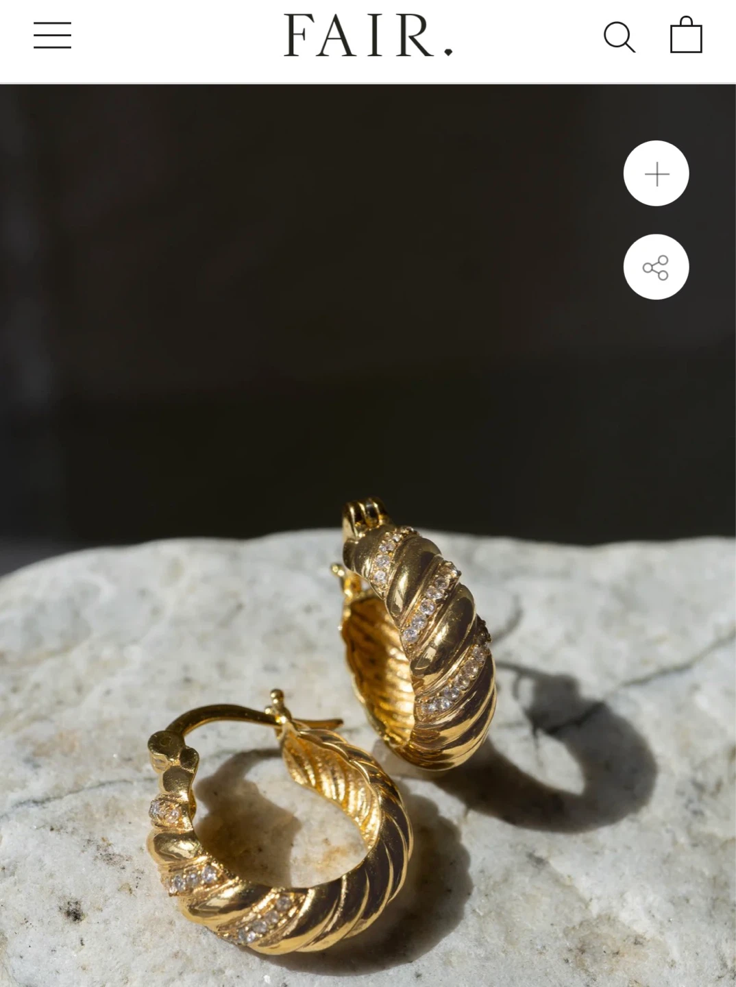 “Florence” Croissant Hoops by FAIR. Jewelry - photo 3
