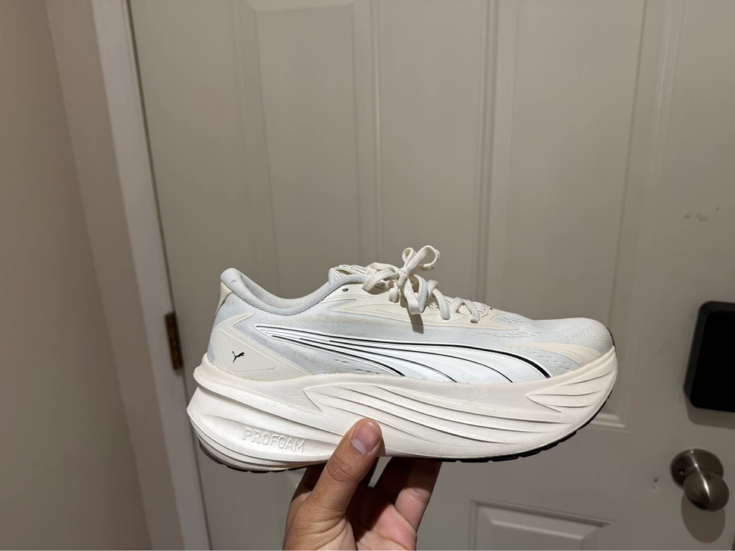 Puma Maxima Pro Wns Running Shoes Alpine Snow-Warm White Size 10 - photo 2