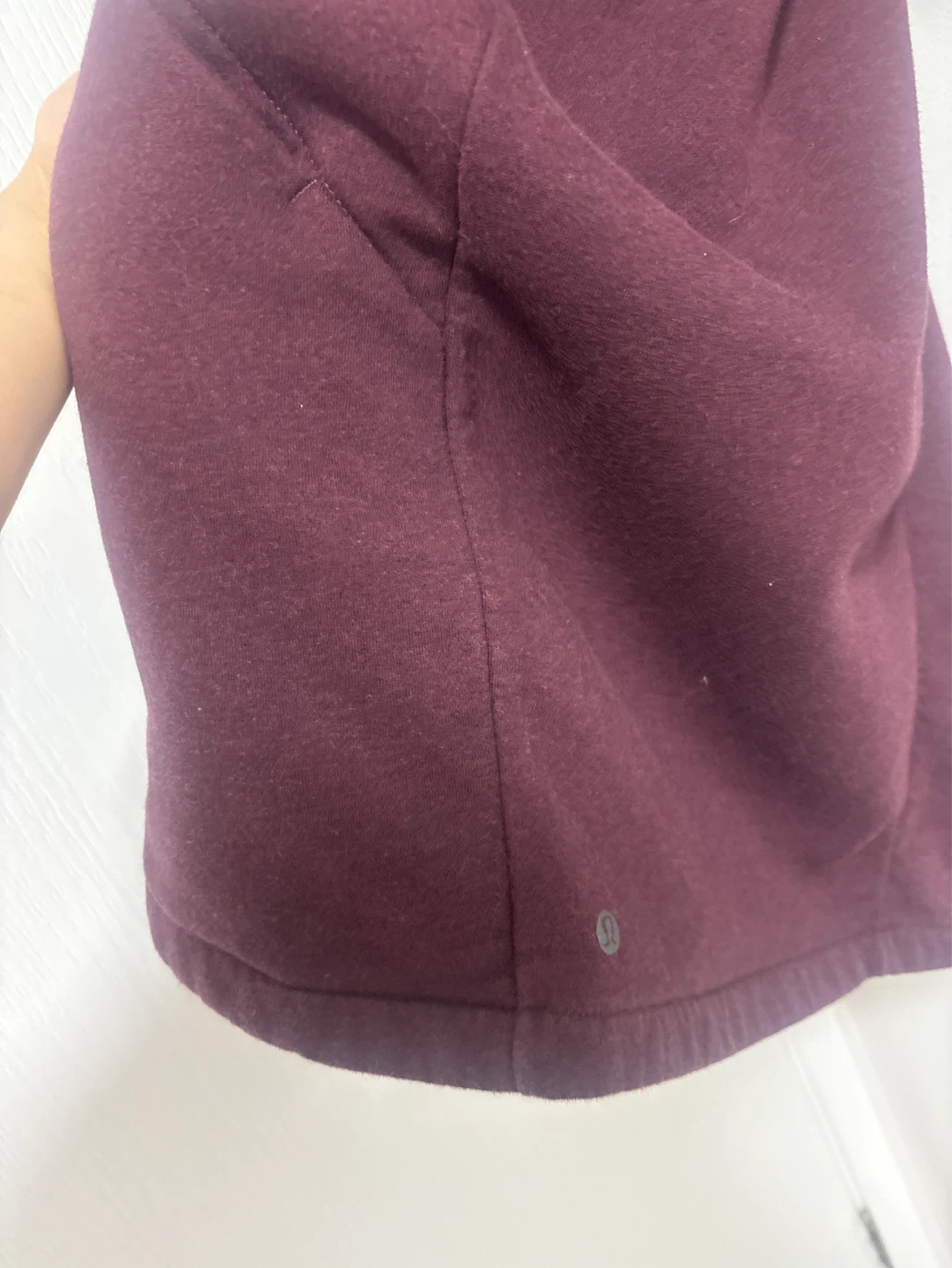 Lululemon Burgundy Open Front Cardigan - photo 2