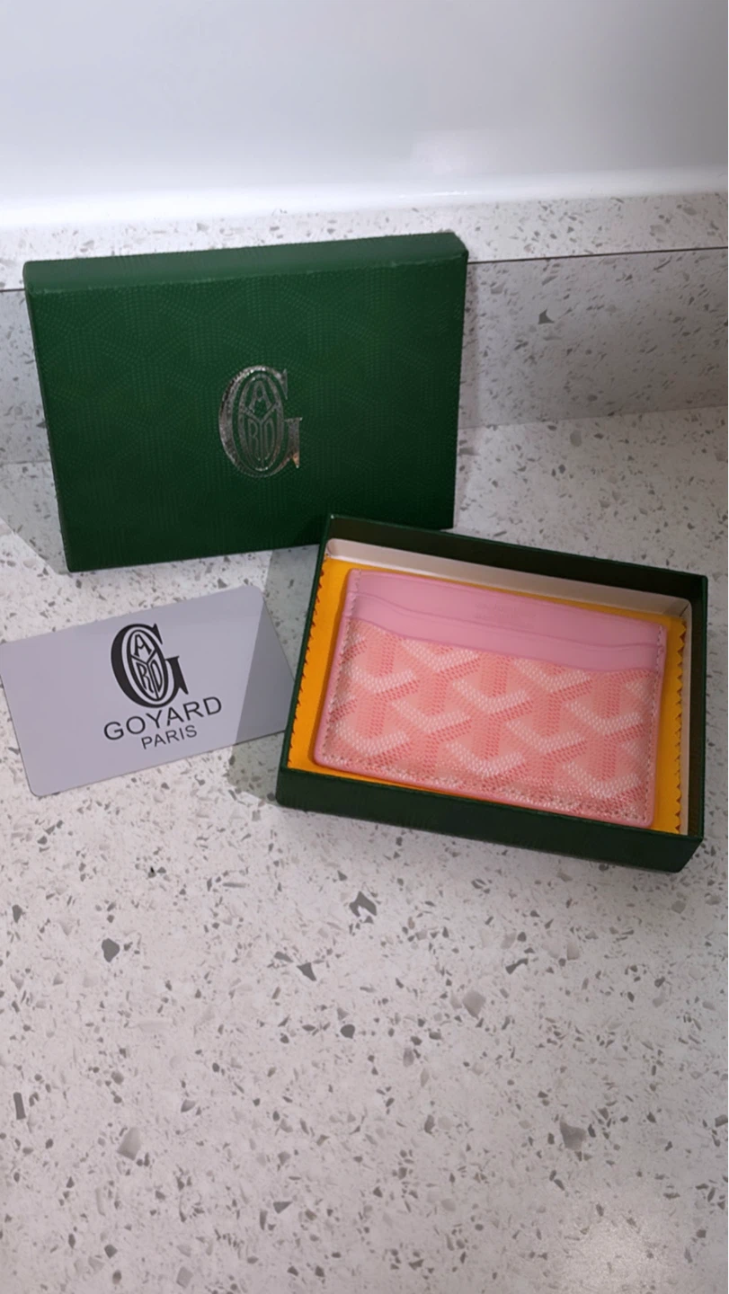 Goyard Pink Card Holder