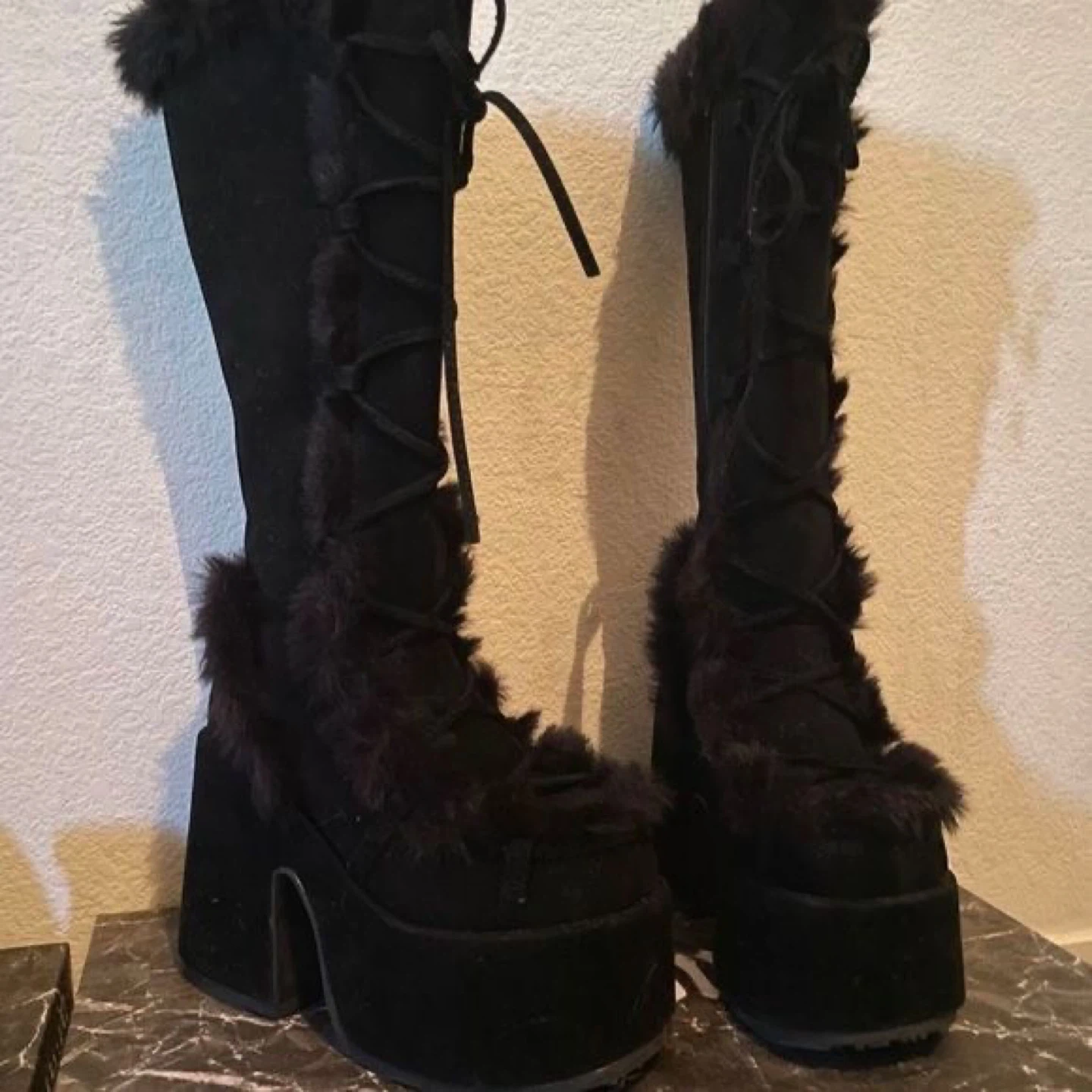Trendy demonias camel 311 gothic goth alternative boots