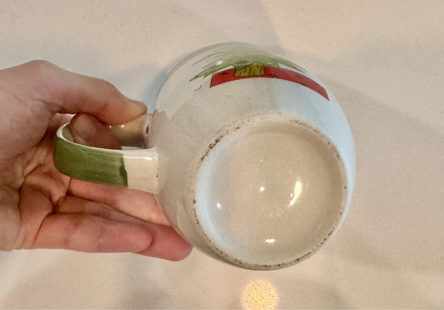 Festive Christmas Tree Ceramic Mug - Green Christmas Tree_380ml - photo 4