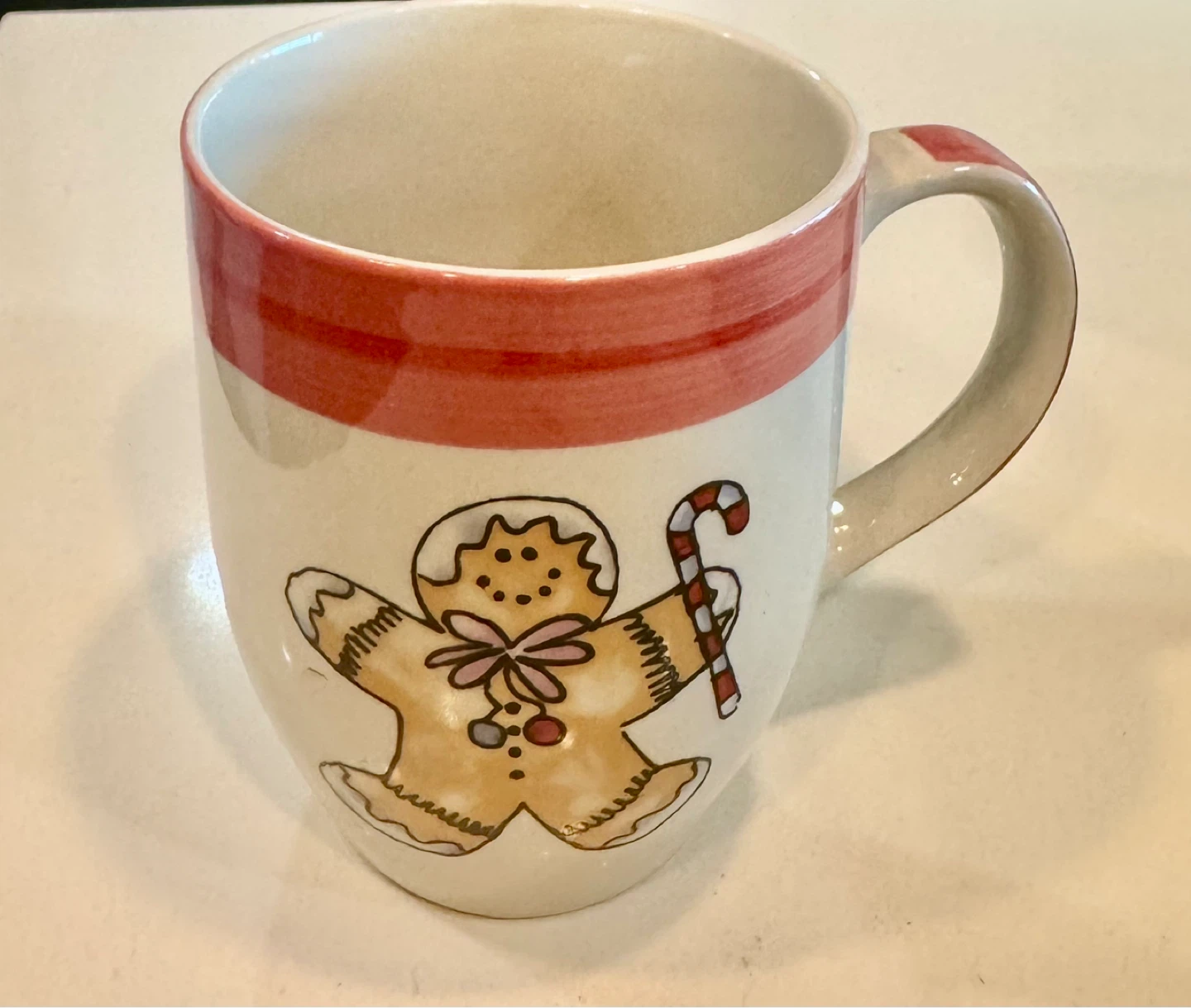Festive Gingerbread Mug with Candy Cane Accent_380ml - photo 2