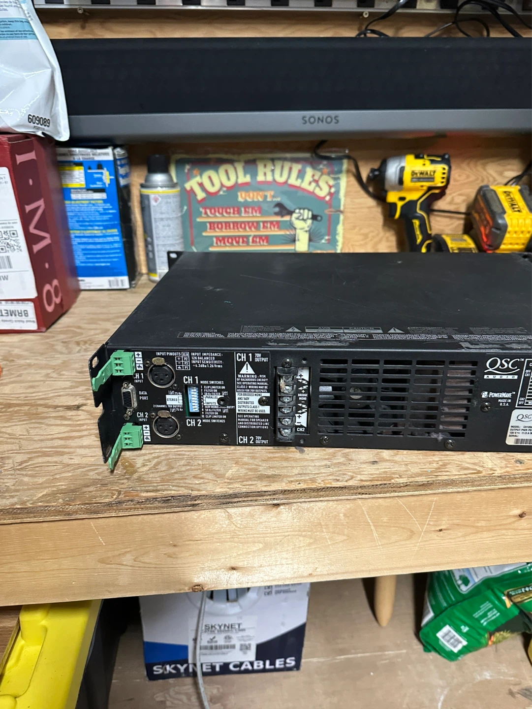 QSC CX1202V PowerLight Amplifier - photo 3