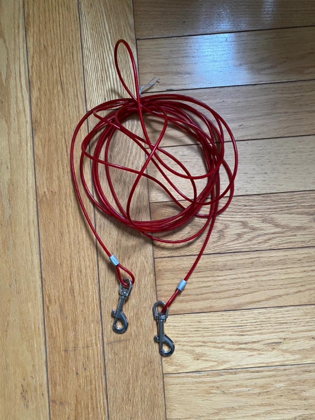 Dog Tie-Out Cable with Swivel Clasps