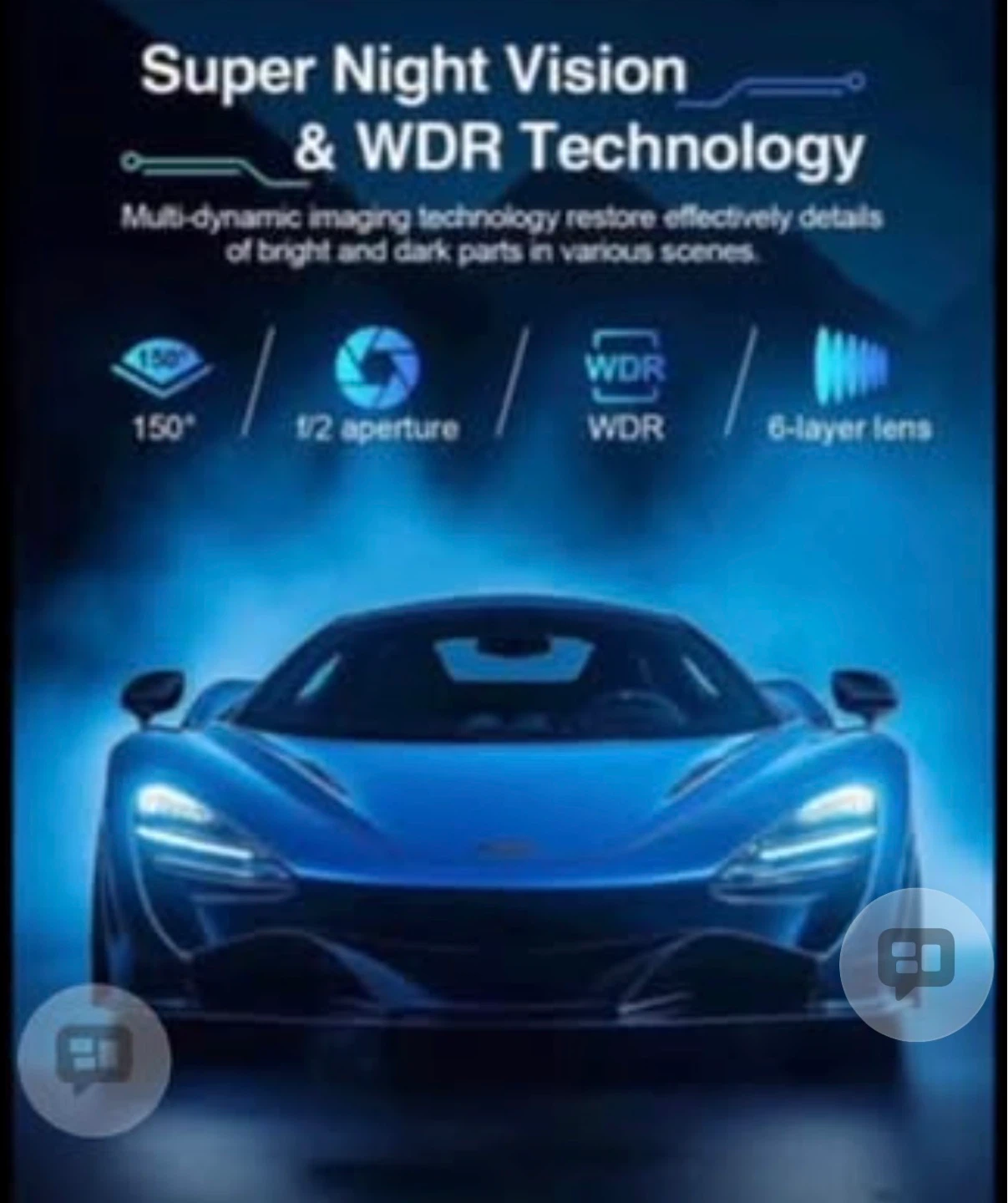 Sarmert 2.5K Dash Cam with Night Vision & WiFi - photo 4
