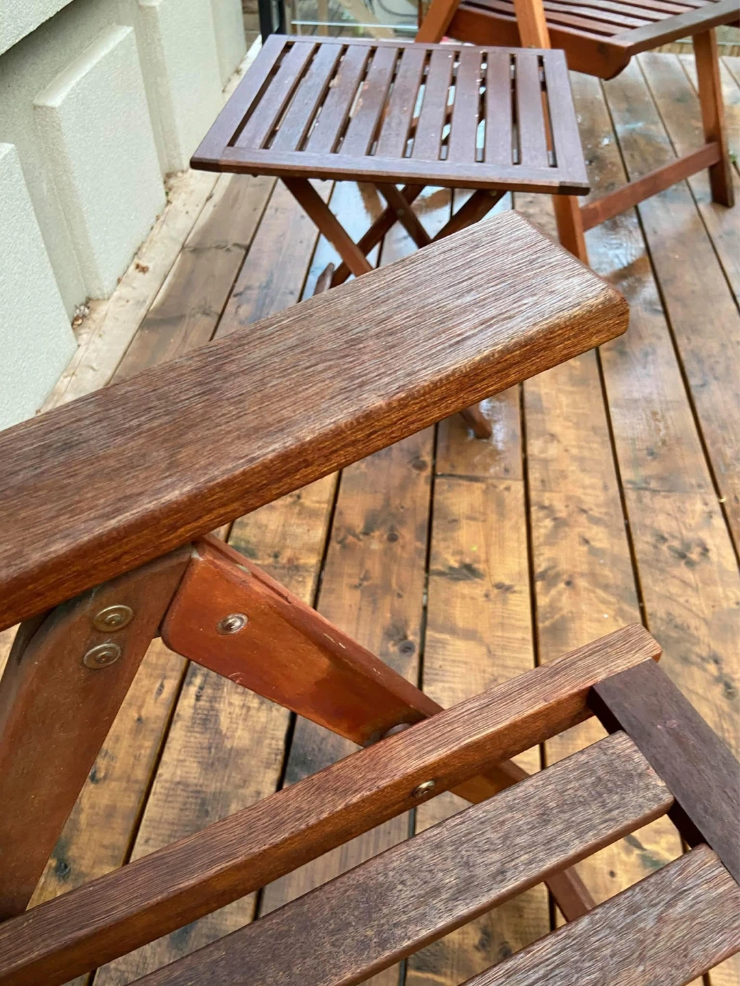 Solid wood patio set - Made in Indonesia - photo 5