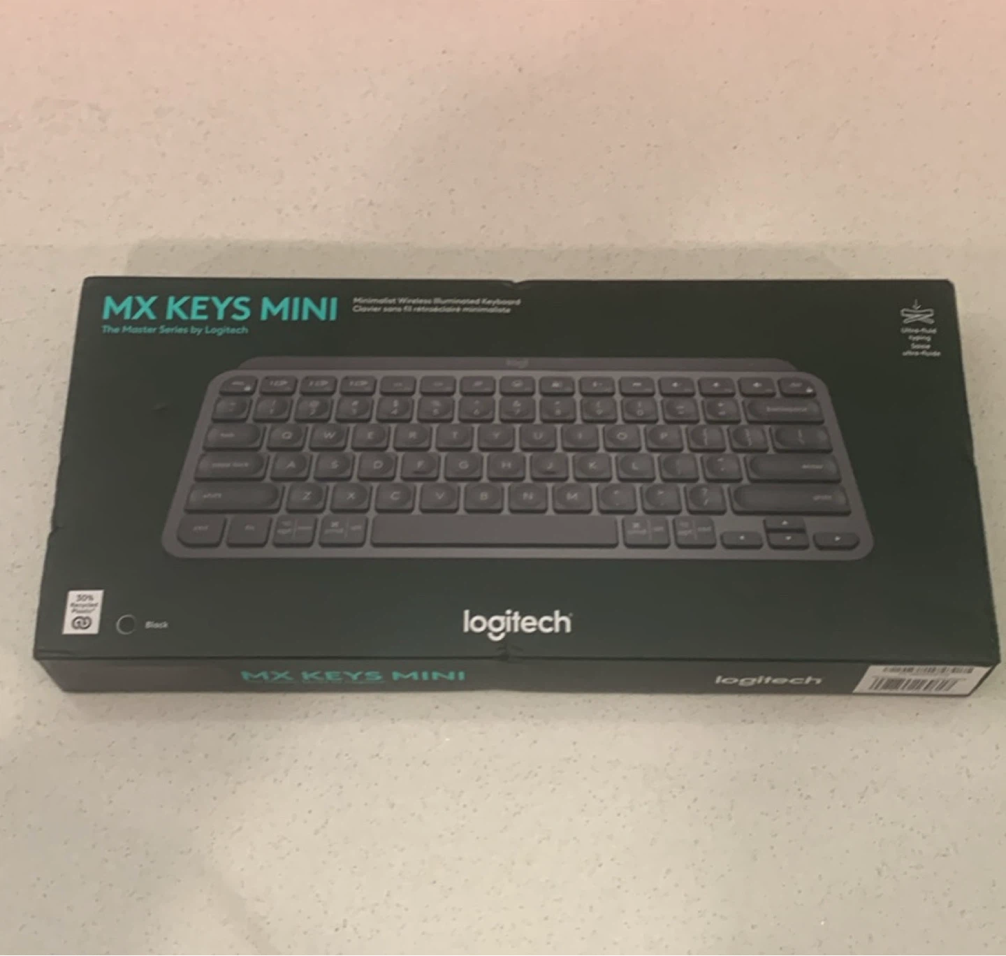 Logitech MX Keys Mini Wireless Illuminated Keyboard - Black