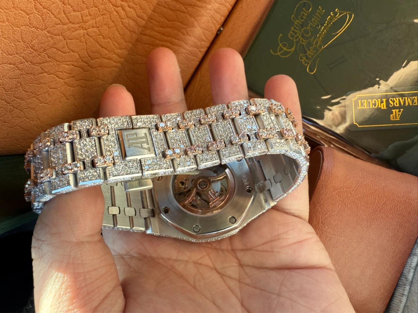 VVS Moissanite Bustdown AP Watch - photo 5