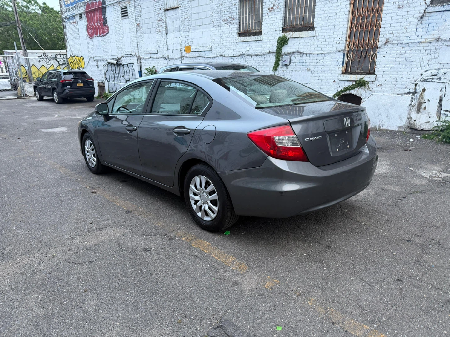 2012 Gray Honda Civic Sedan - photo 2