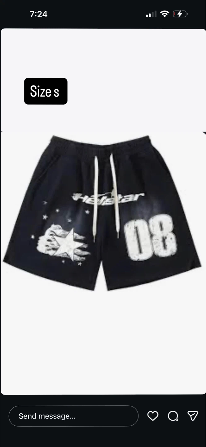 Heystar Graphic Shorts Size S
