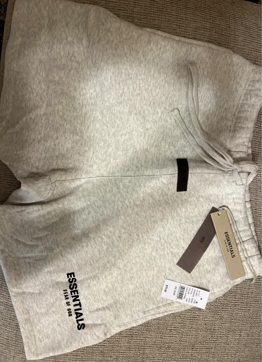 Fear of God Essentials Sweat Shorts - Light Grey - XS - photo 2