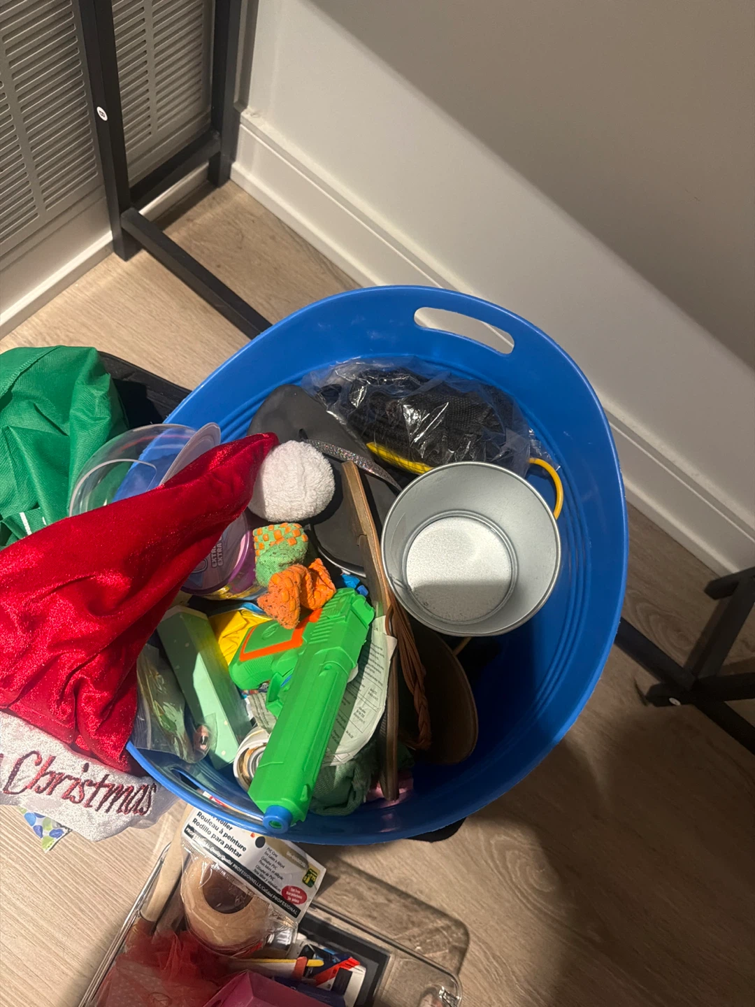 Assorted Bin of Toys and Crafts