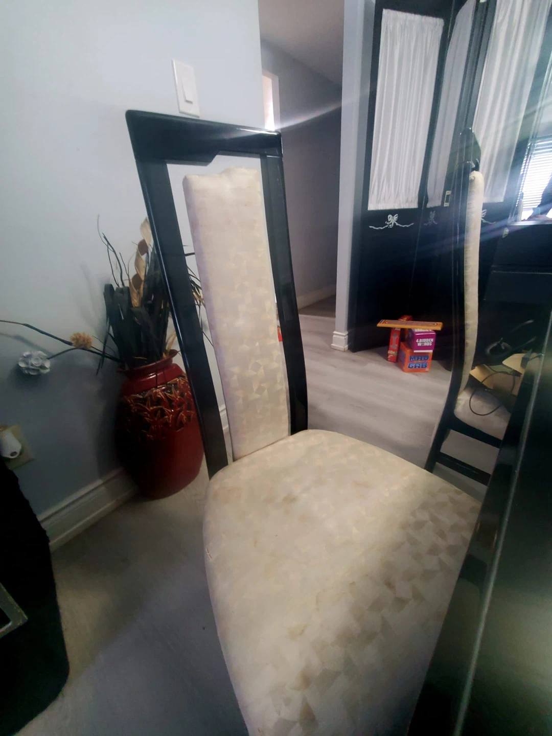 Black Dining Table and Chairs Set - photo 3