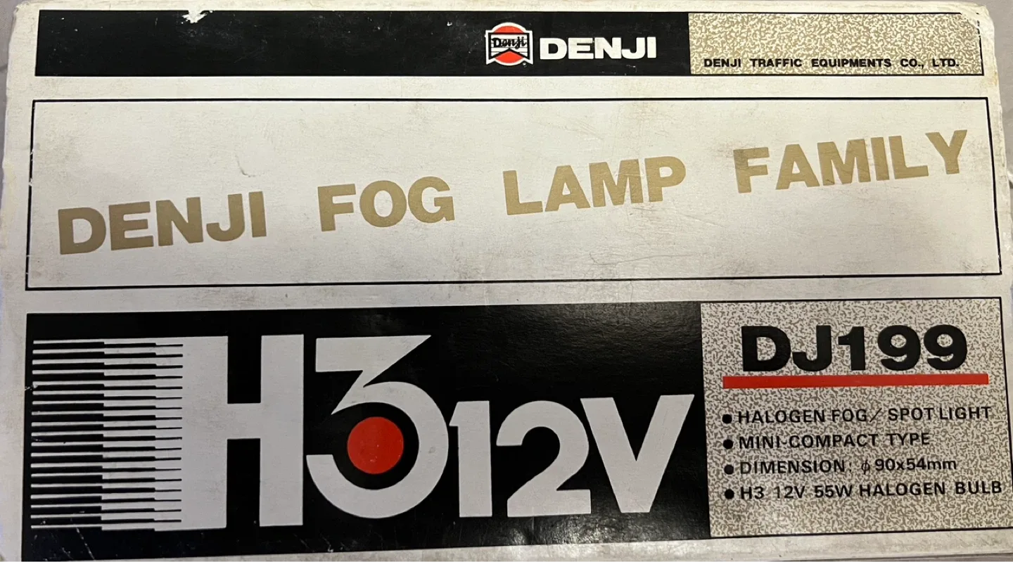 DENJI DJ199 H3 12V Halogen Fog/Spot Lights