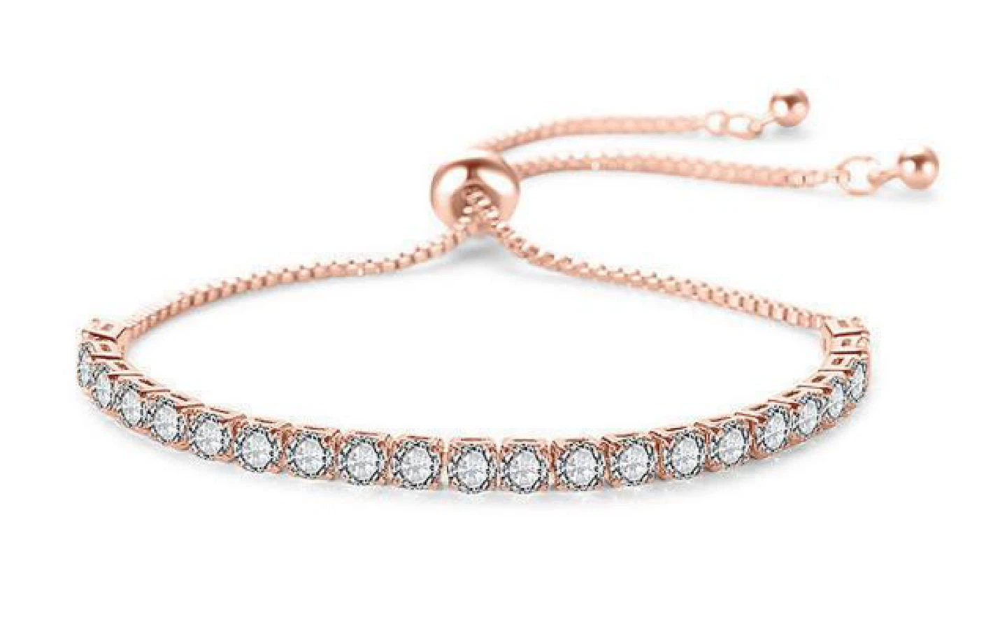 Swarovski Bracelets. 1 Diamond & 1 Rose Gold.