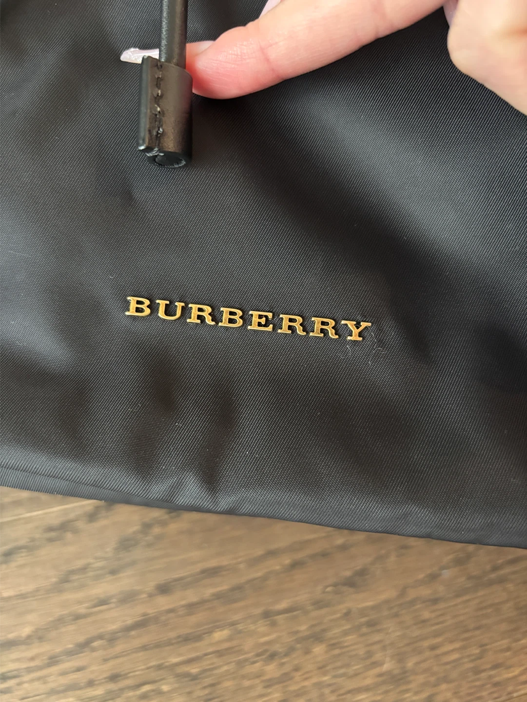 Burberry Black Nylon Backpack - photo 2