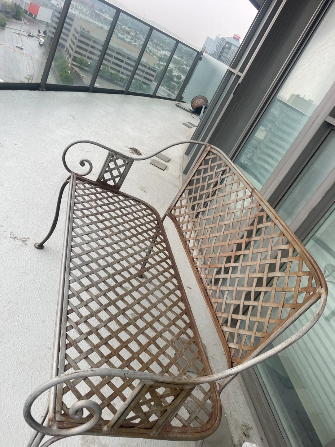 Metal Garden Bench