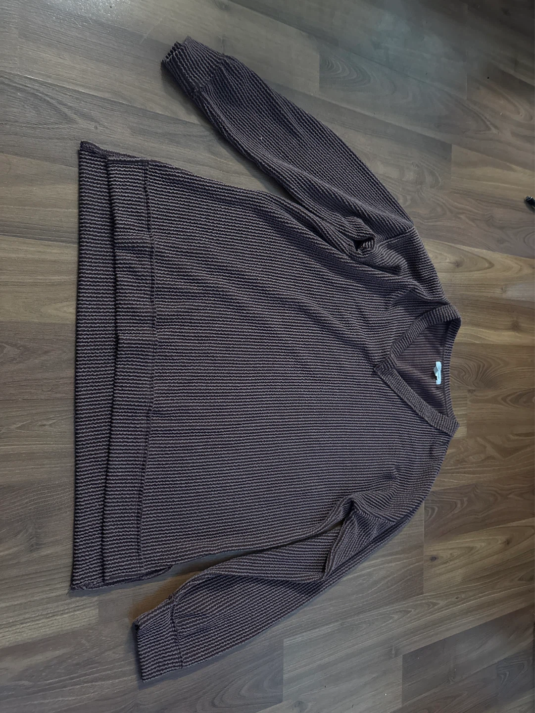 maurices Women's Striped Long Sleeve Sweater - Medium