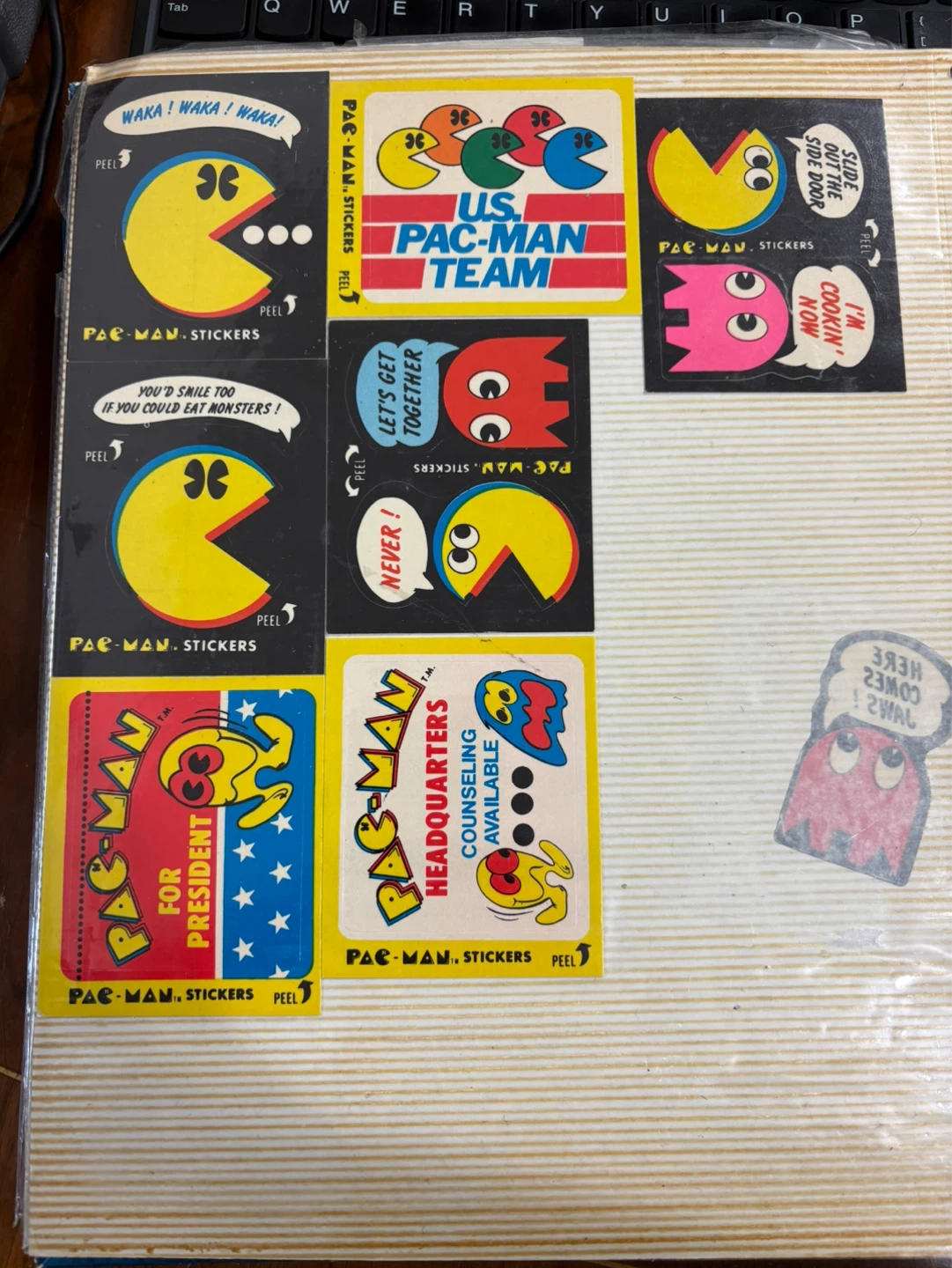 Vintage PAC-MAN Stickers Collection - photo 3