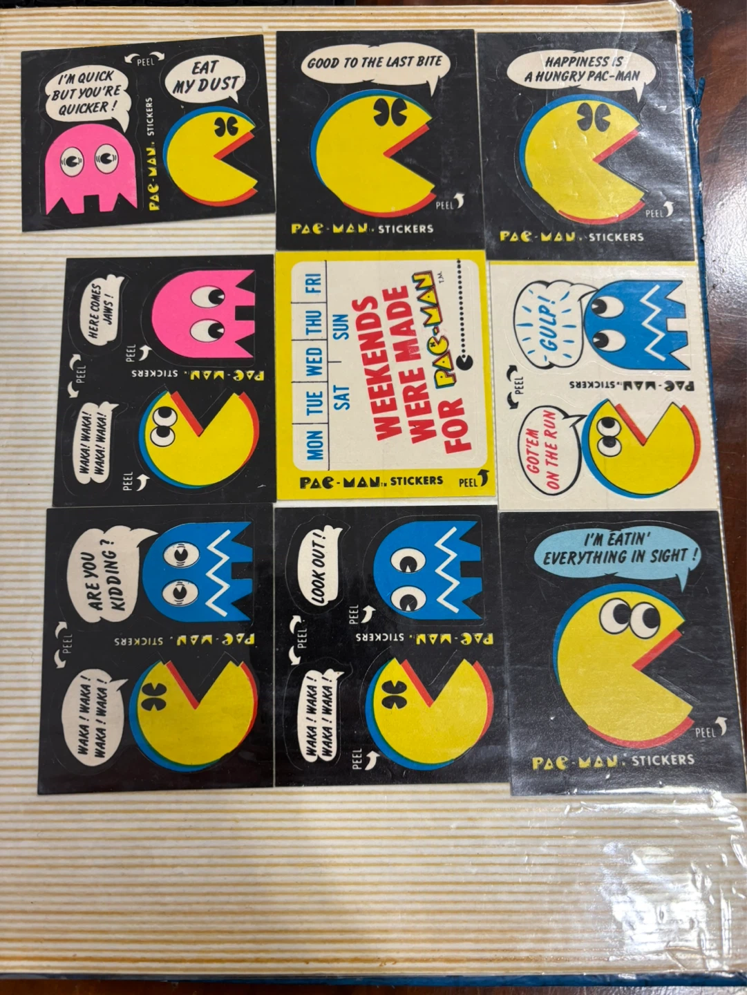 Vintage PAC-MAN Stickers Collection - photo 2