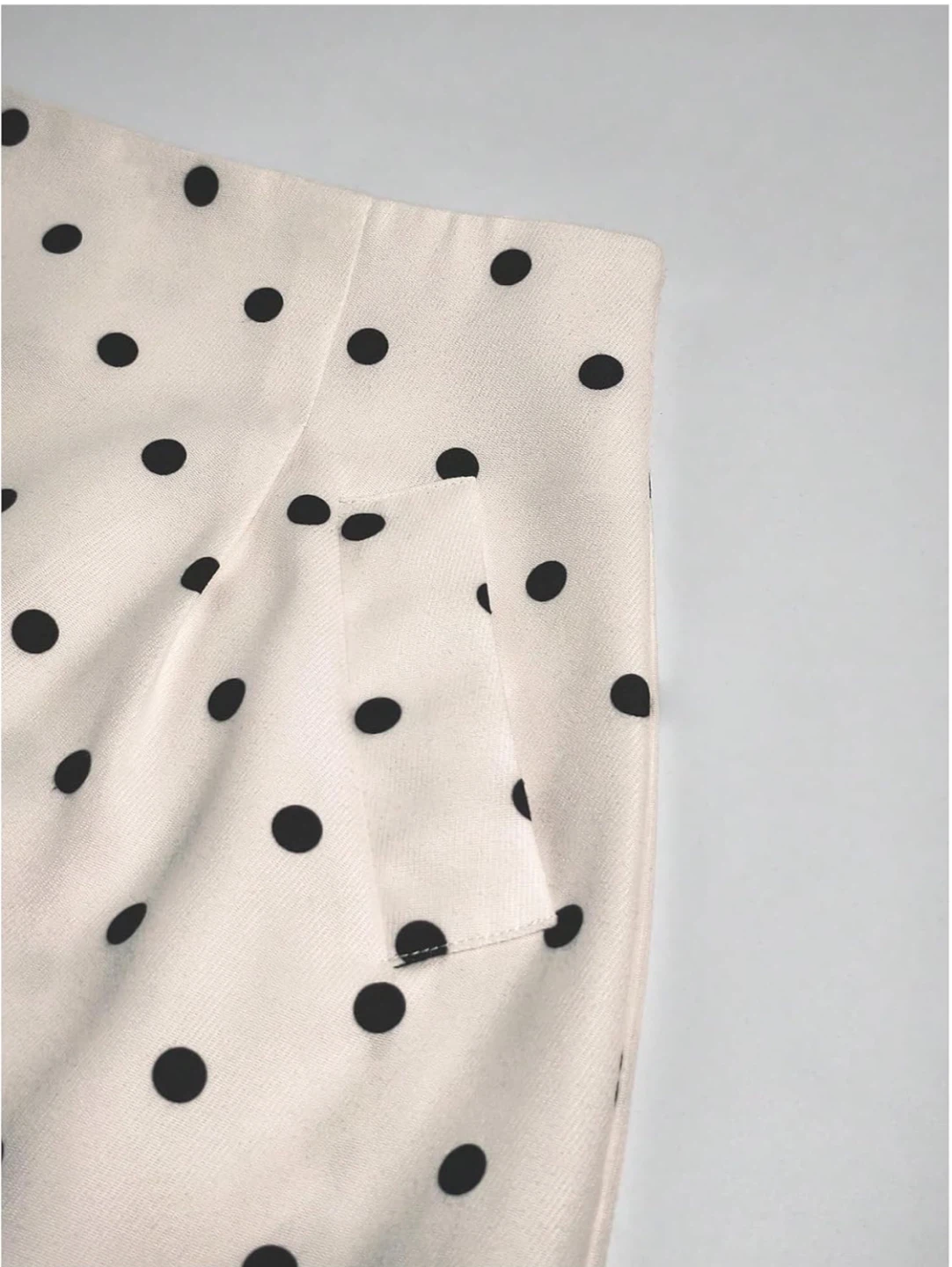 Women's Polka Dots Short Skirt High Waist - photo 2