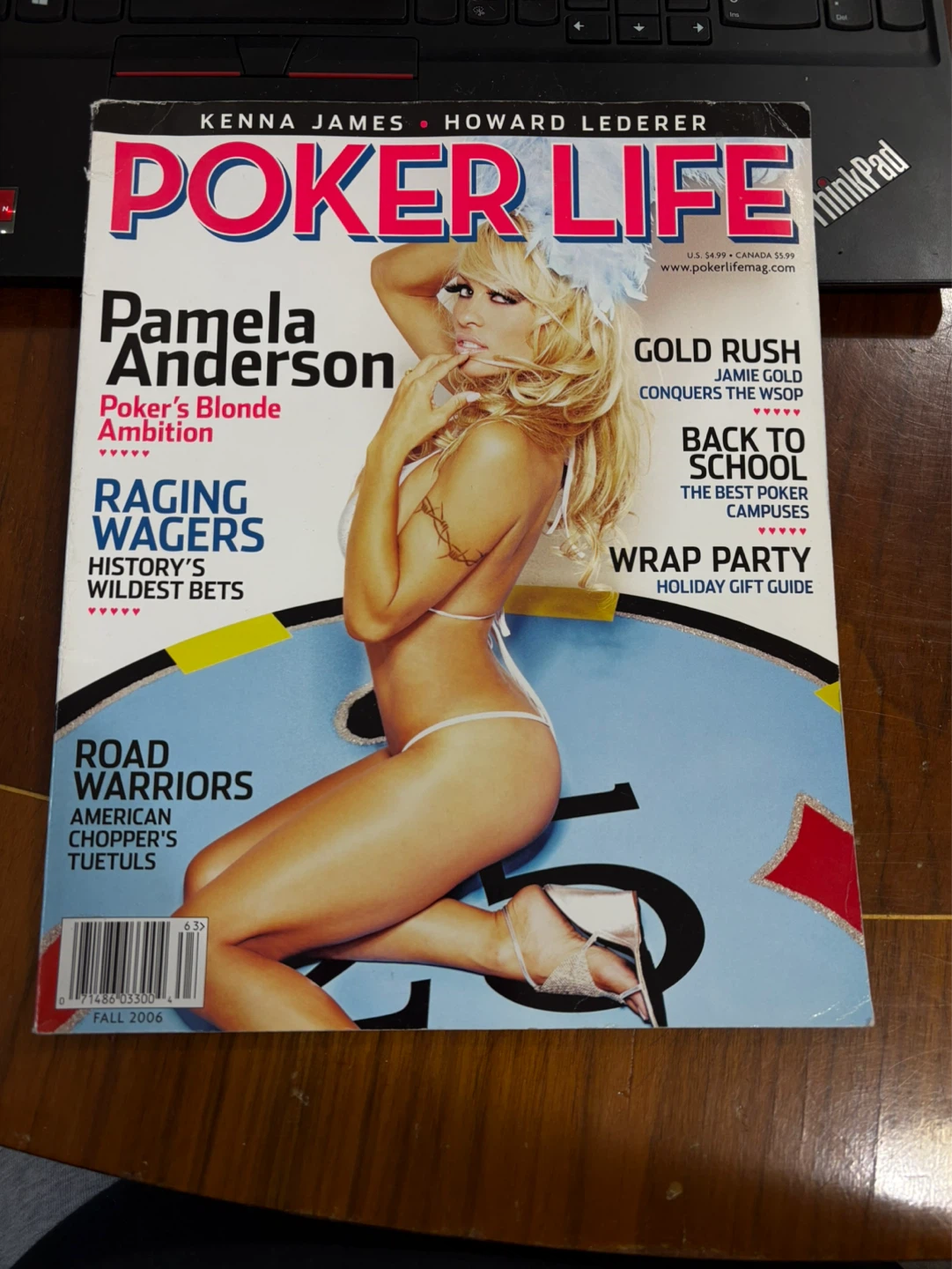 Poker Life Magazine - Pamela Anderson Cover - Fall 2006