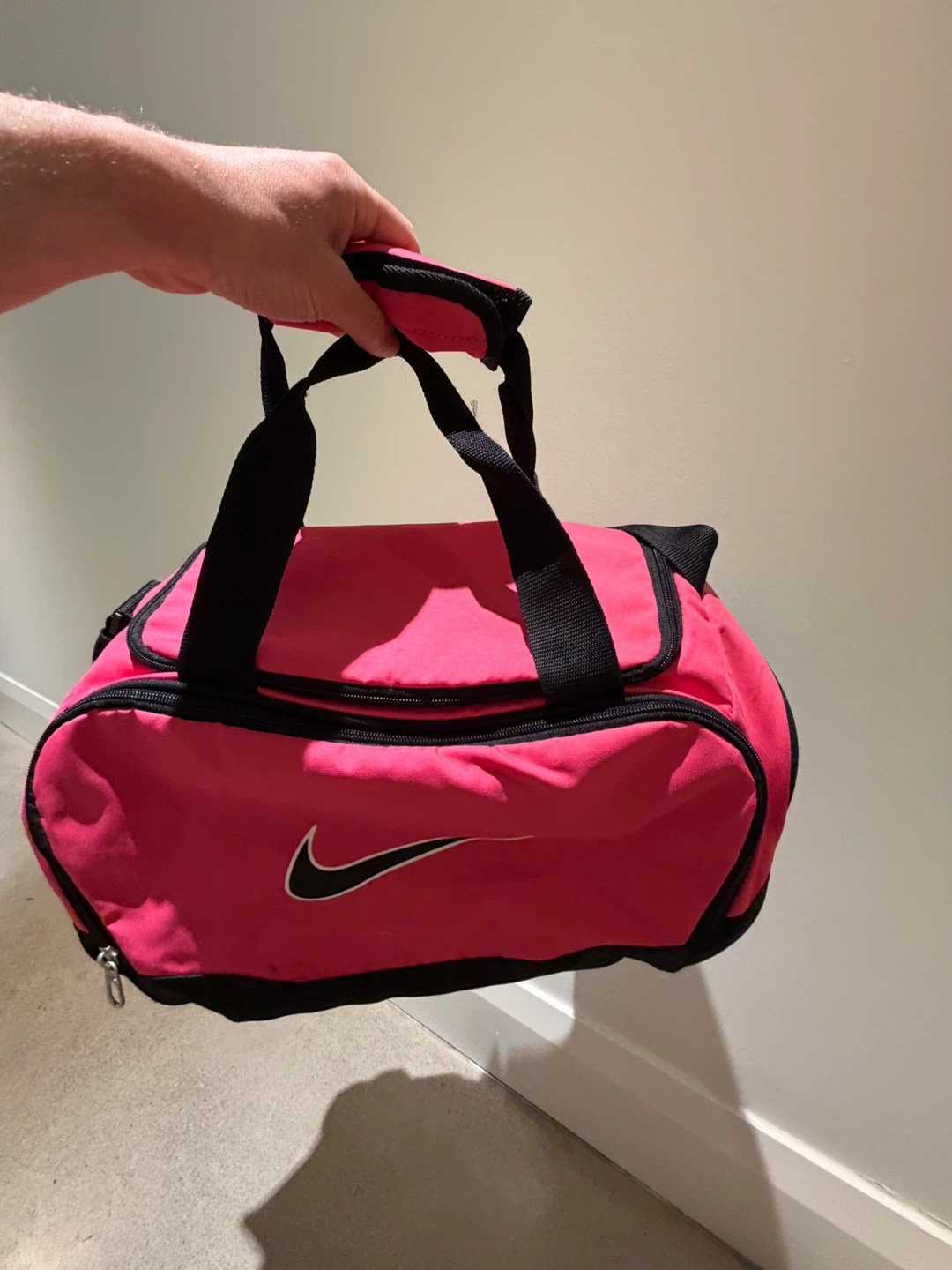 Nike Mini Bright Pink Duffel Bag - photo 2