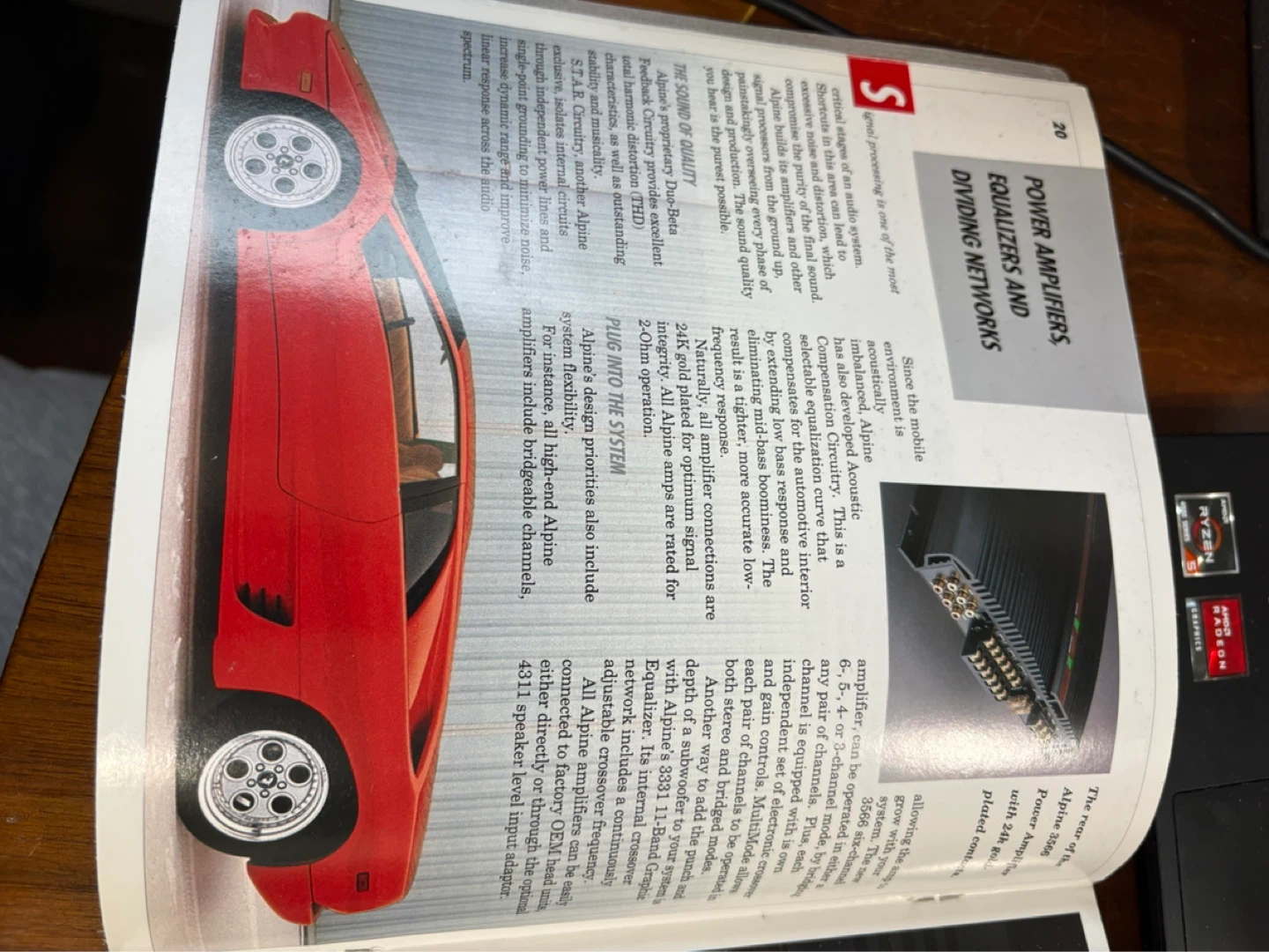 Vintage Lamborghini Alpine 1991 Car Audio Brochure - photo 5