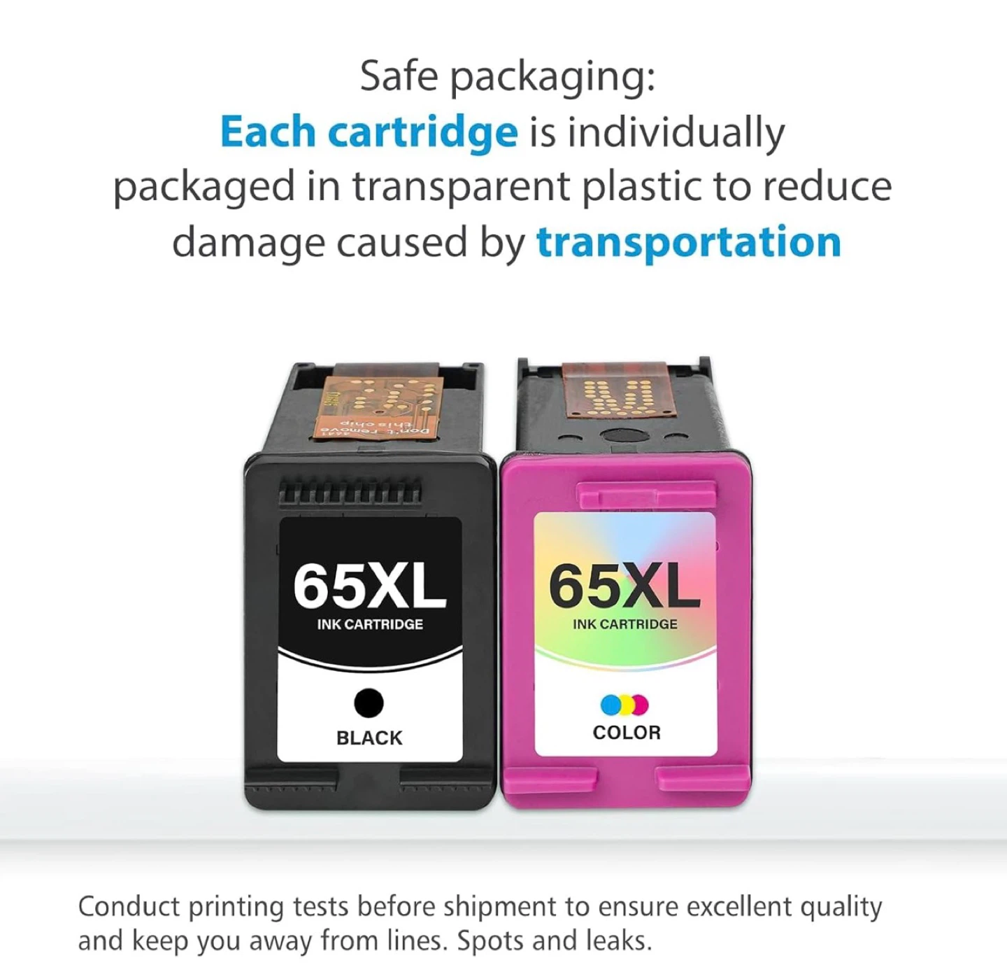 Compatible HP 65XL Ink Cartridges (Black & Color)