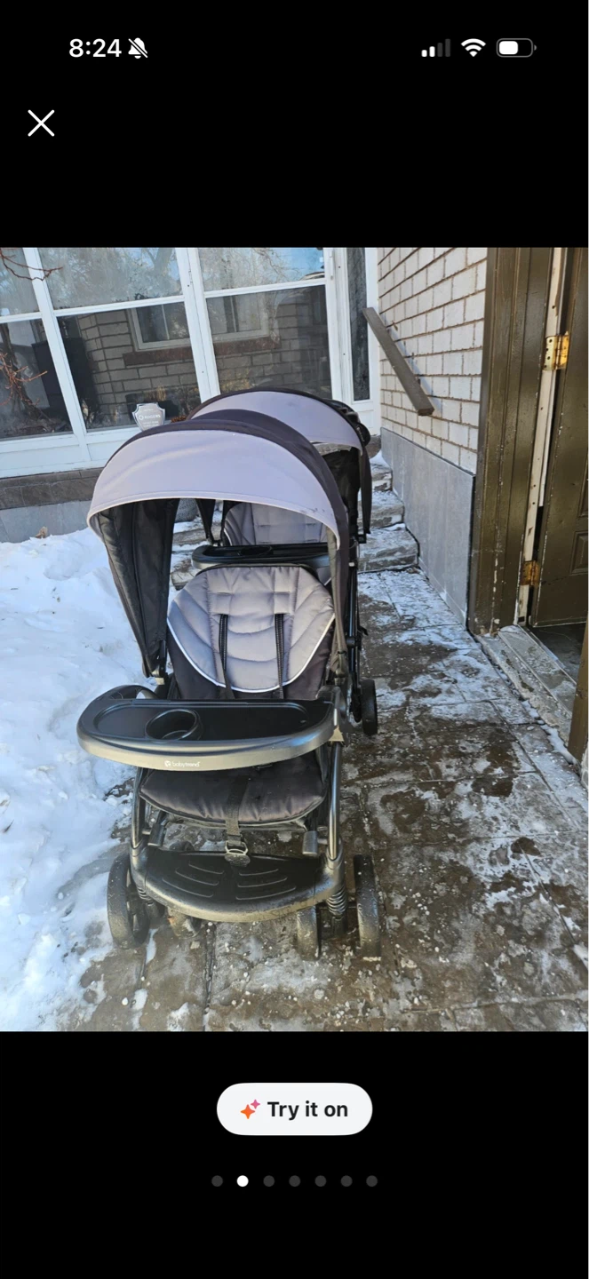 Baby Trends Sit and Stand Double stroller - photo 4