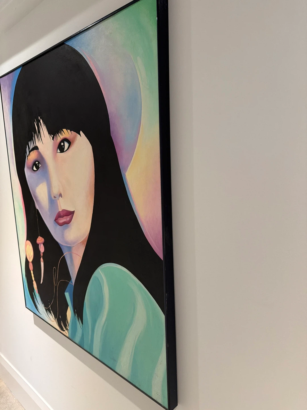 Framed Portrait Painting of a Woman - photo 3