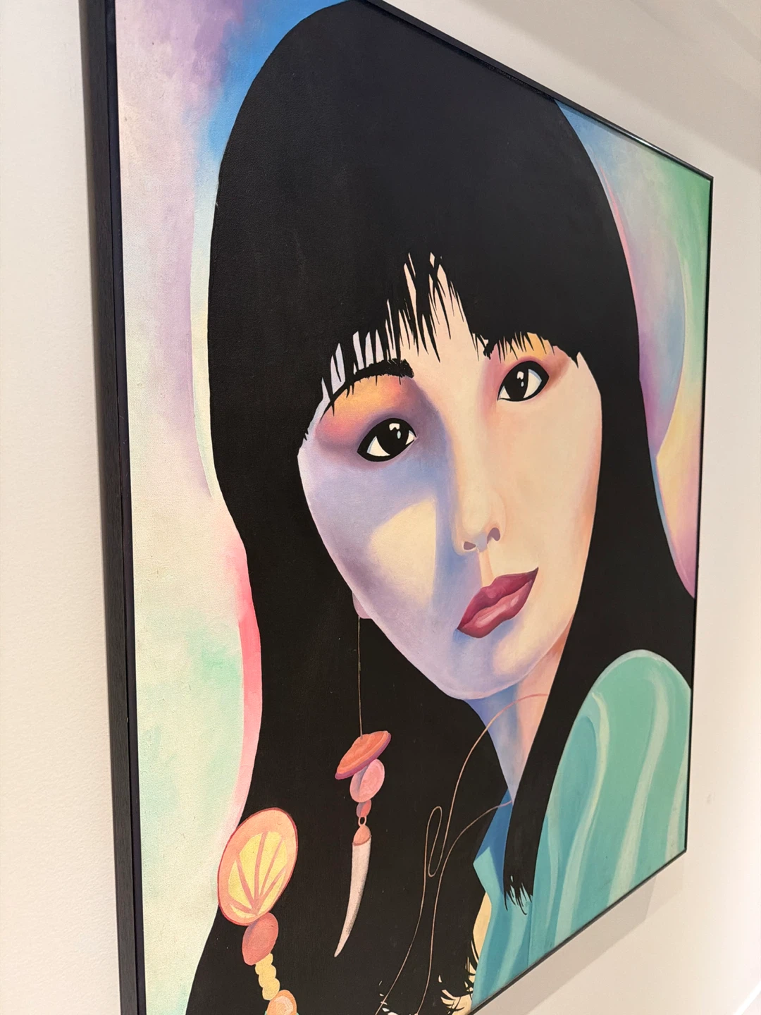 Framed Portrait Painting of a Woman - photo 2