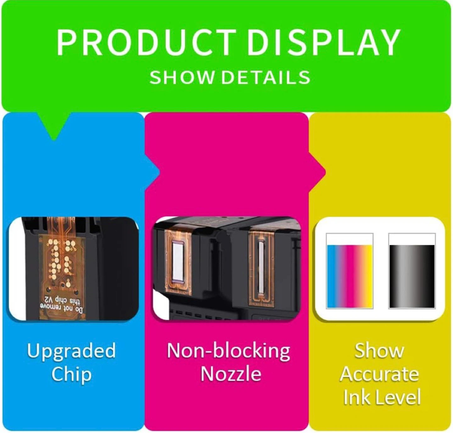 Incwolf 63XL Black and Color Ink Cartridges - photo 5