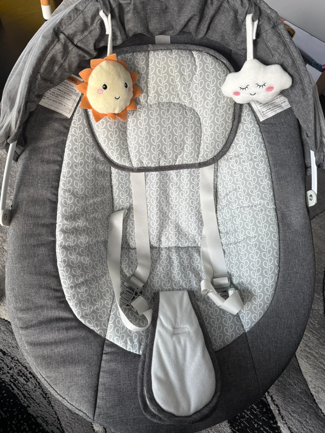 Grey Baby Swing with 5 Speeds - photo 3