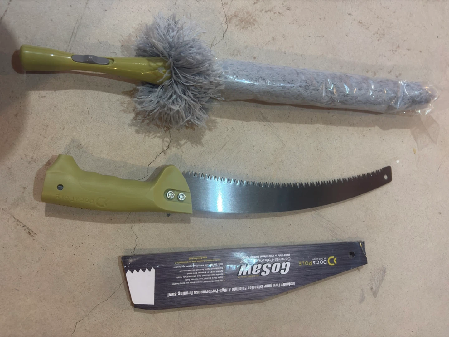 Docapole GoSaw High-Performance Pruning Saw and Duster Set - photo 2