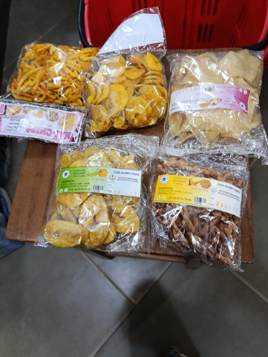 God Glory Chips - Banana Chips & Sticks (3 Bags)